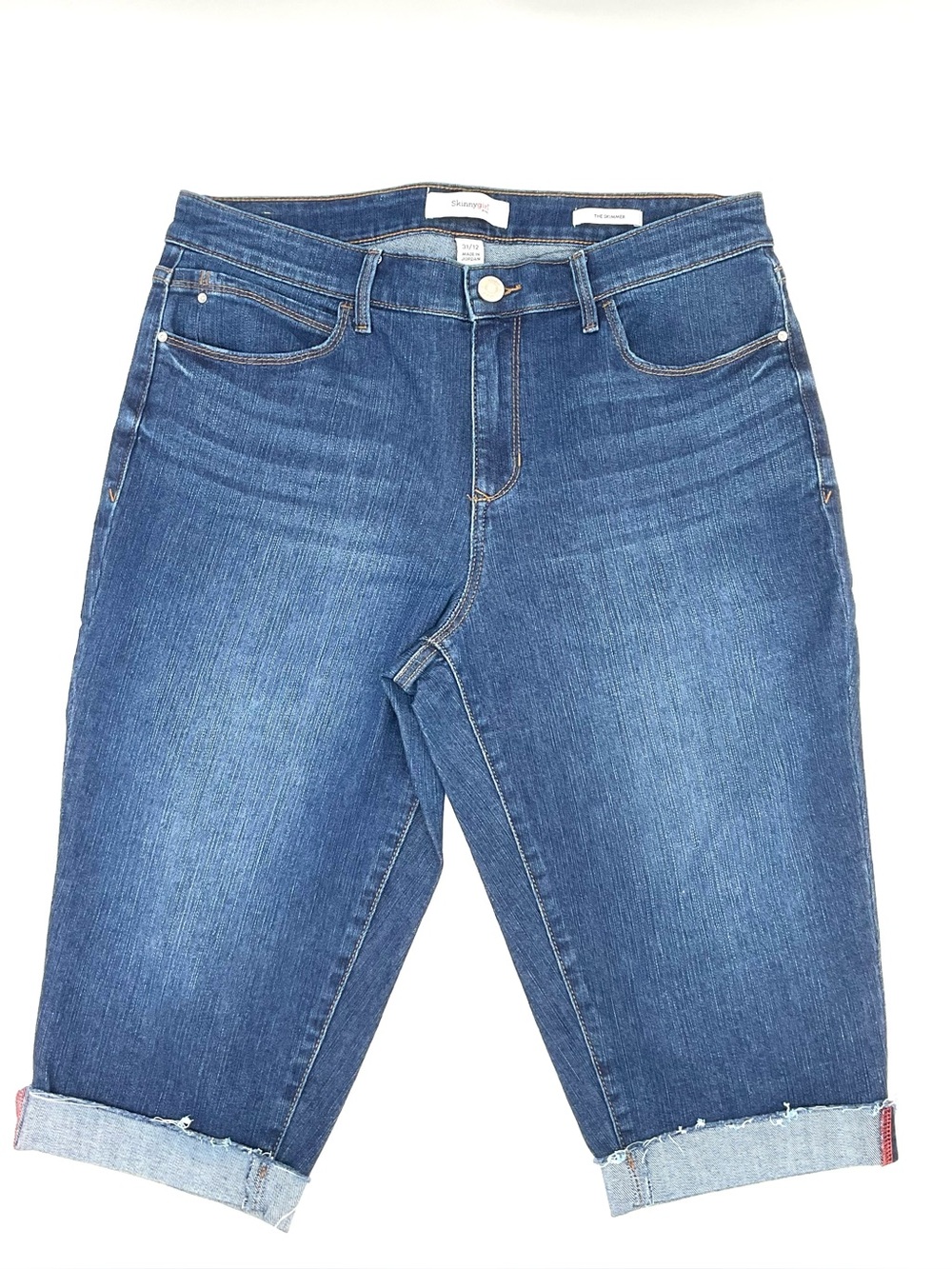 Skinny Girl Skimmer Bermuda Denim Shorts